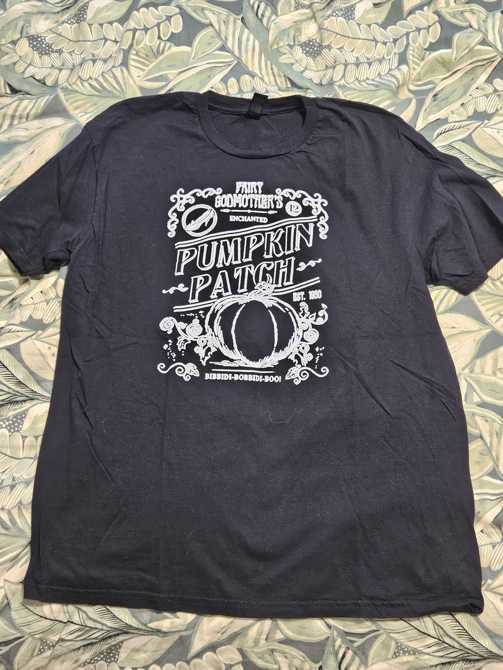 Pumpkin Patch Graphic T-Shirt - Black